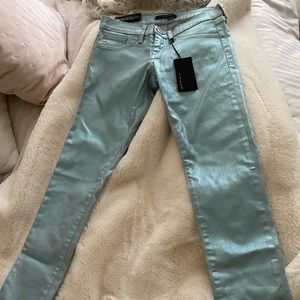 NWT Flying monkey skinny light blue jeans sz 25